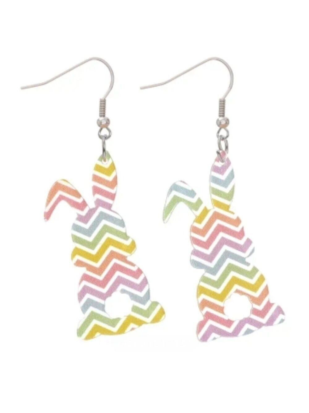 Easter bunny dangle earrings